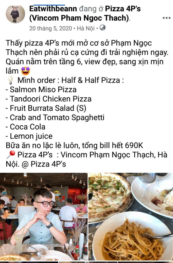 Pizza 4P Phạm Ngọc Thạch