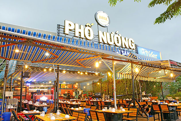 Nhà hàng BBQ nổi tiếng Bin Than - Phố nướng Jokul