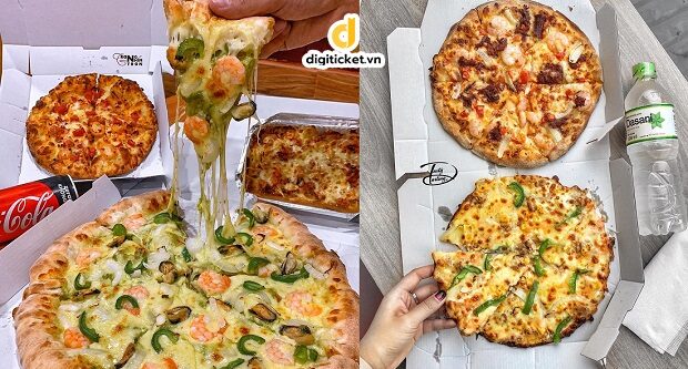 REVIEW Pizza Domino Nguyễn Sơn chi tiết: không gian, menu, hương vị