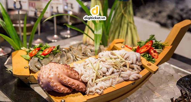 Hệ thống nhà hàng nào ở Hà Nội cung cấp dịch vụ buffet hải sản cao cấp?
