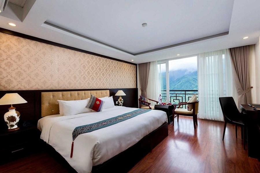 Phòng ngủ khách sạn Sapa Diamond