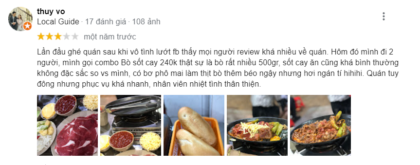 review bo nuong pho