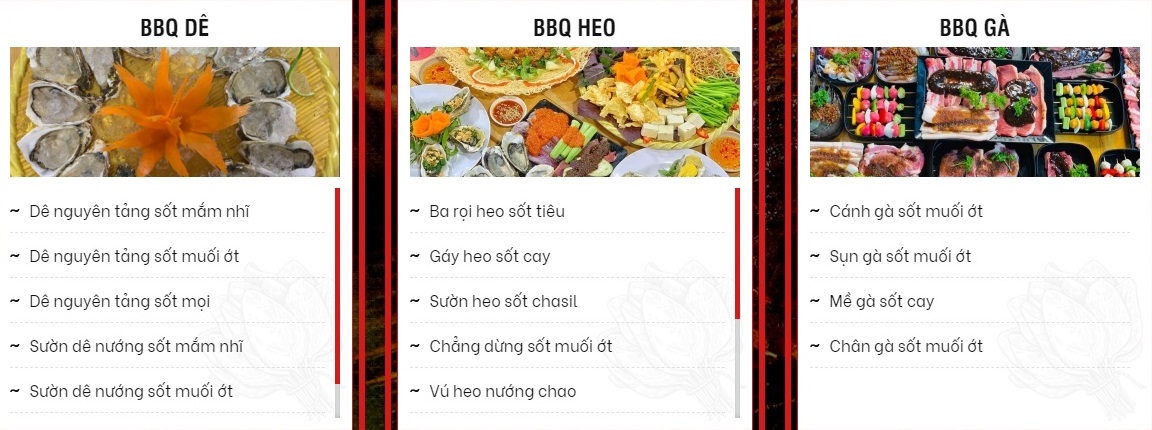pho nuong tan son nhi menu