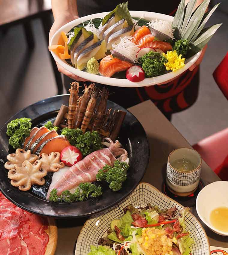 buffet sashimi daruma