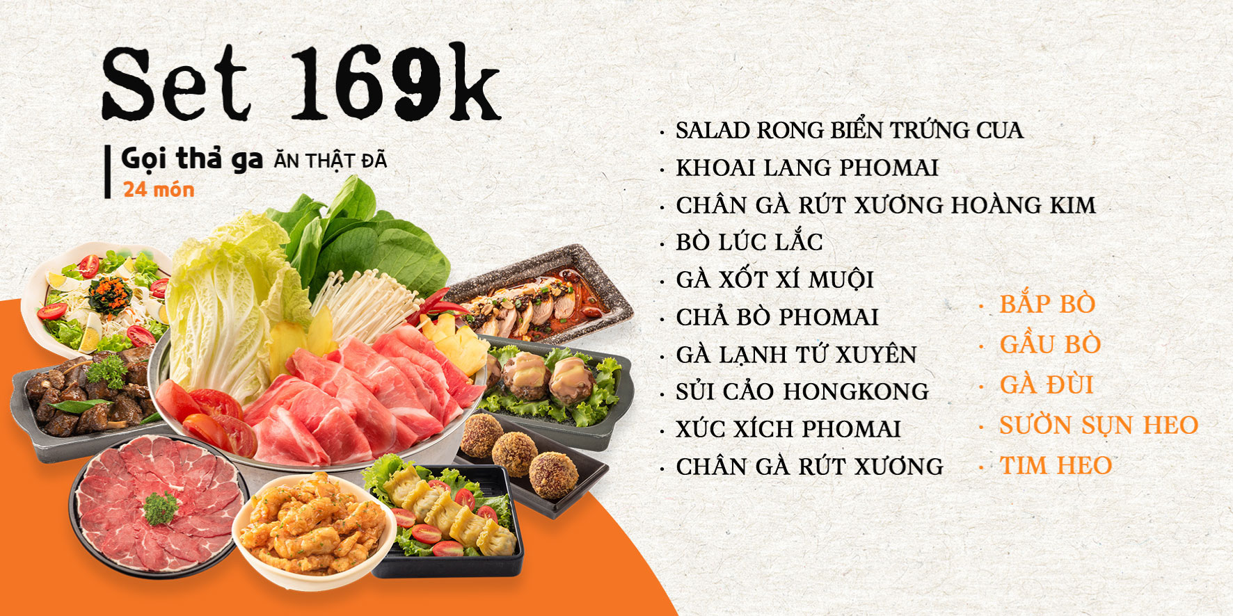 lau phan thuong dinh menu set 169k